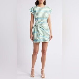 DU PARADIS Tulum Stripe Minidress NWT Size Small